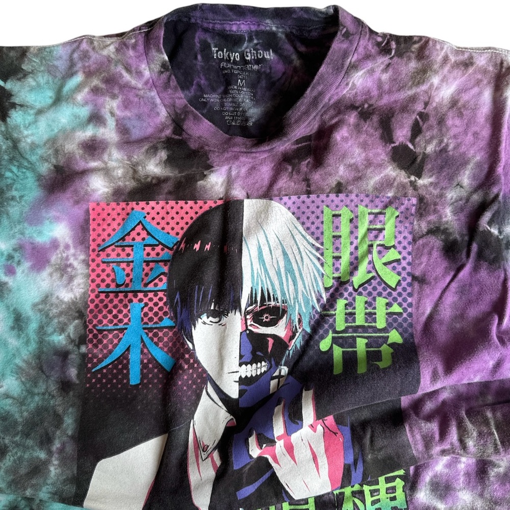 Tokyo Ghoul & My Hero Academia Tie-Dye T-Shirts by Funimation - Picture 8 of 9
